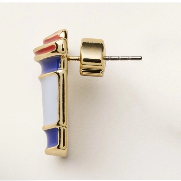 Kate Spade x Target Stud Earrings Set Sunglasses Flowers Coffee Cups 3 Pairs NEW - Picture 4 of 12